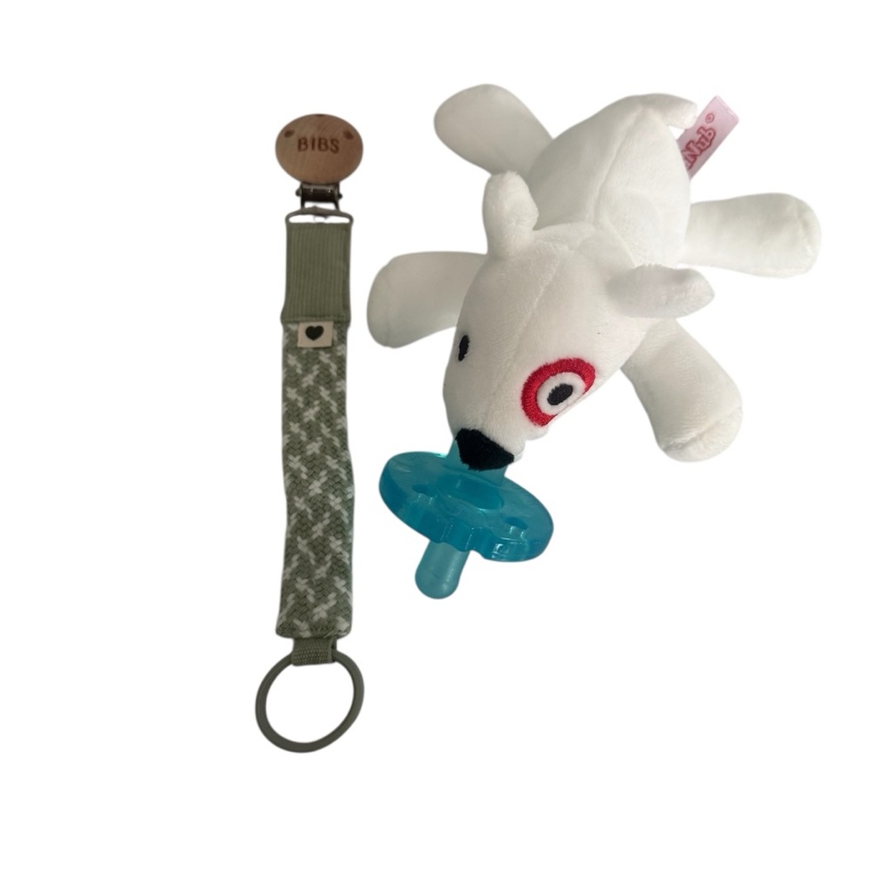 Target WubbaNub & Bibs Pacifier Clip Set